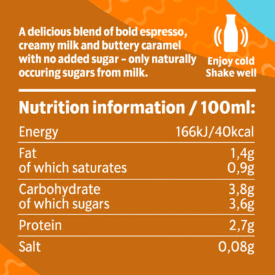 Starbucks Caramel No Added Sugar Iced Coffee 250ml (British brand)