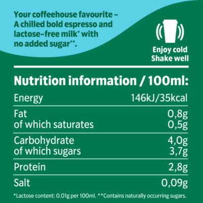 Starbucks Skinny Latte Iced Coffee 220ml (British brand)
