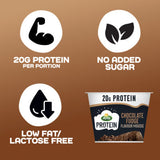 Arla protein mousse chocolate fudge flavour 200g (British brand)