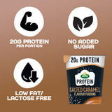 Arla Protein Pudding Salted Caramel Flavour 200g, imported from the UK
