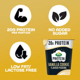 Arla protein vanilla cookie flavour pudding 200g, UK version
