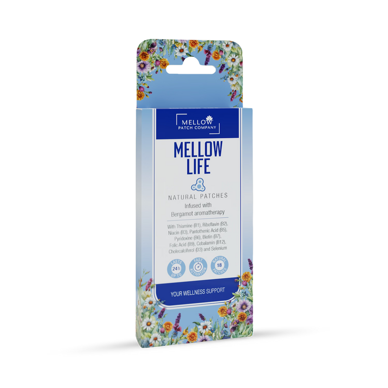Mellow Patch natural topical patch 18 piece, imported from the UK