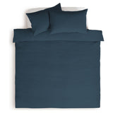Habitat Cotton Waffle Navy Blue Bedding Set - King size