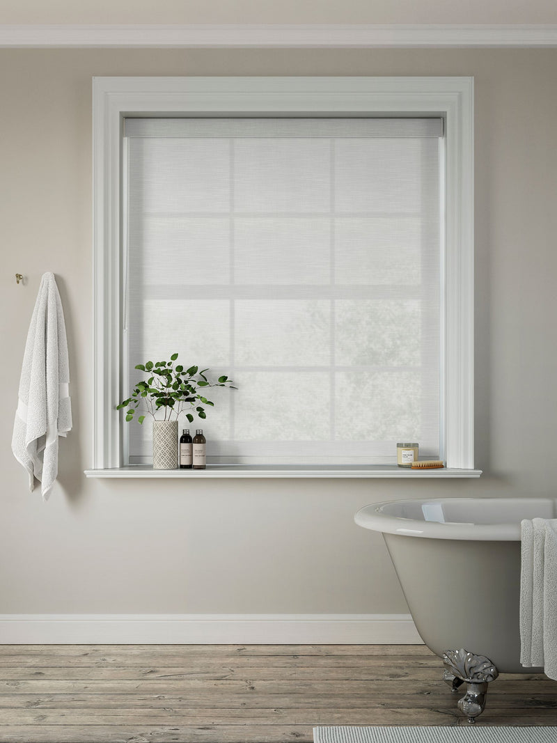 Next Dusk Grey Knots roller blind - British product