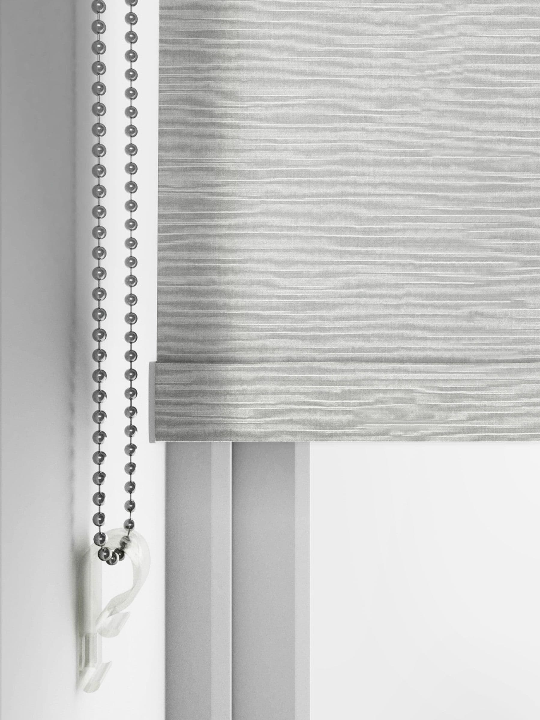 Next Dusk Grey Knots roller blind - British product