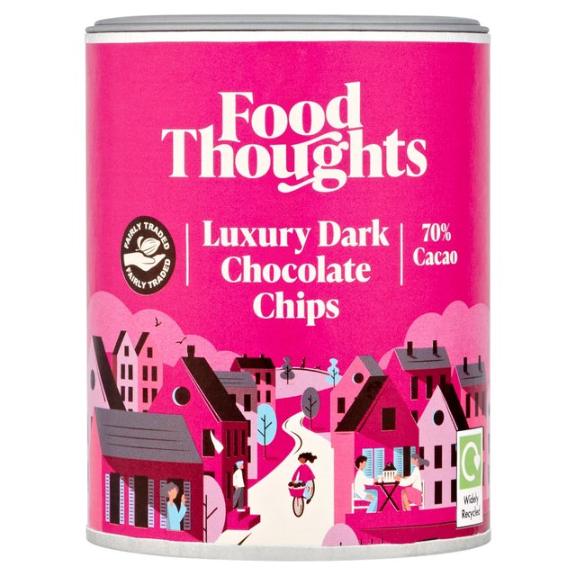 Food Thoughts Luxury Dark Chocolate Chips   200g GOODS M&S   