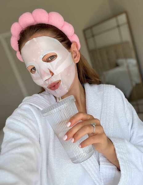 LunèBevra Peptide Collagen sheet mask pack of 4 (British brand)