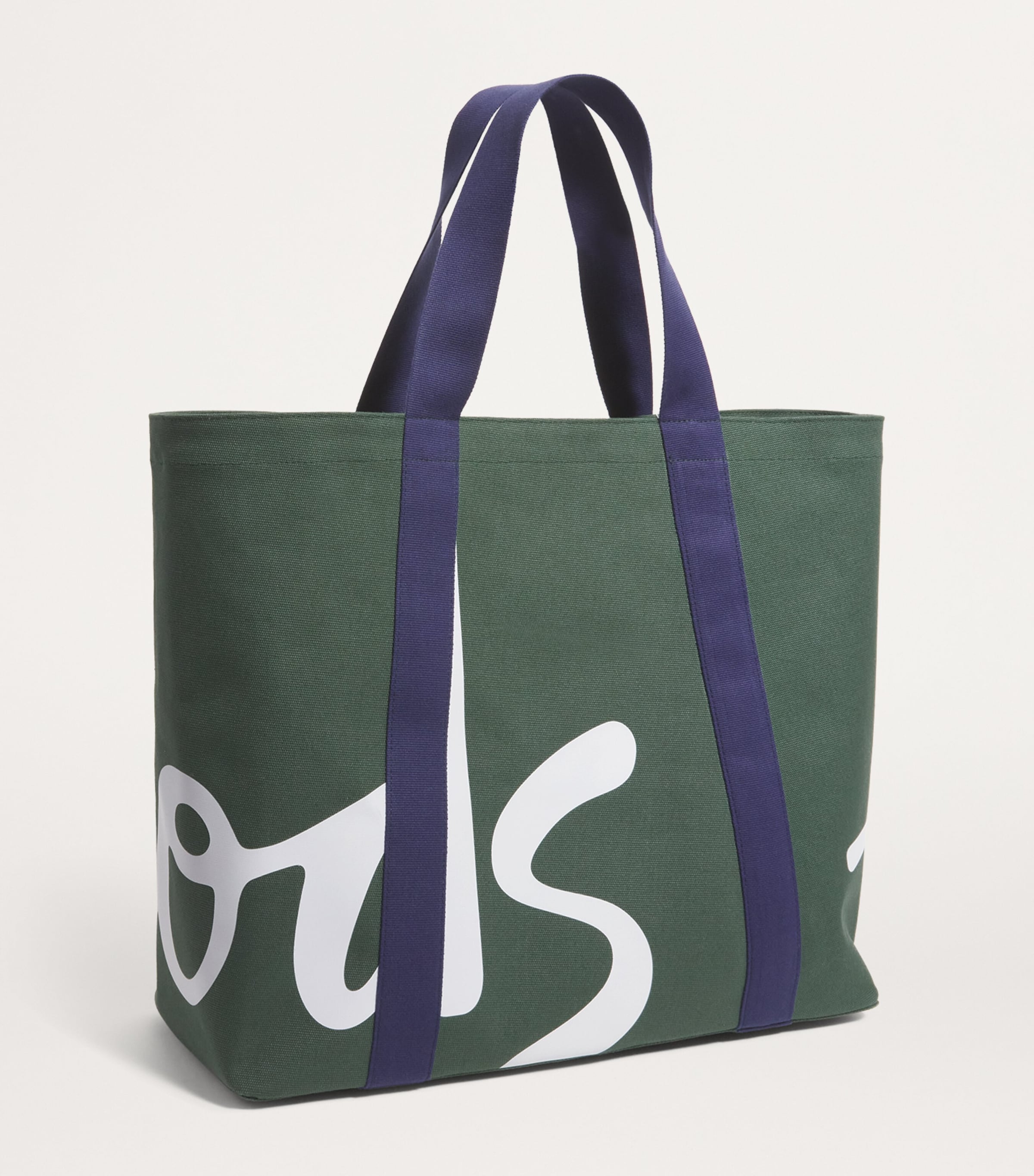 Harrods large cotton logo tote bag, UK version