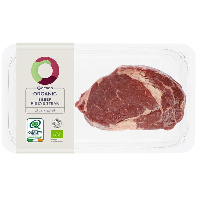 Ocado Organic 1 Beef Ribeye Steak   225g GOODS M&S   