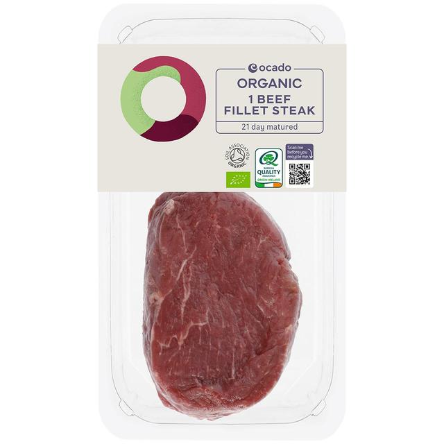 Ocado Organic 1 Beef Fillet Steak   170g GOODS M&S   