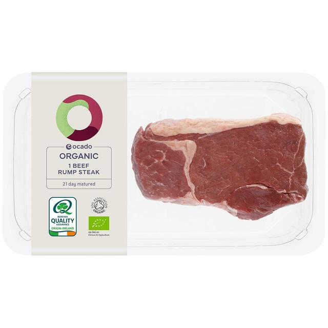 Ocado Organic 1 Beef Rump Steak   225g GOODS M&S   