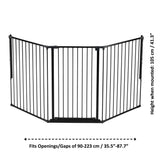 Scandinavian Pet Configure Extra Tall pet gate 105cm, imported from the UK