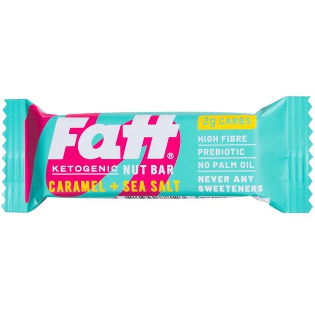 Fatt Caramel & Sea Salt Ketogenic Nut Bar   30g