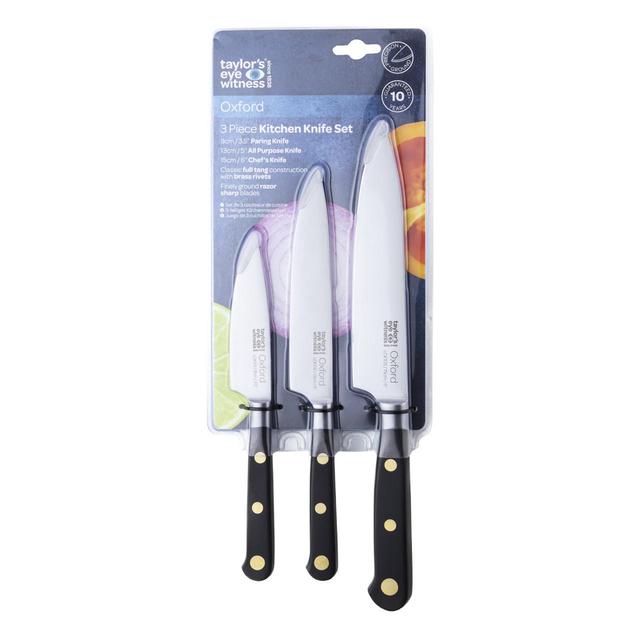 3 Piece Kitchen Knife Set