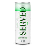 Served Lime Hard Seltzer   4 x 250ml GOODS M&S   