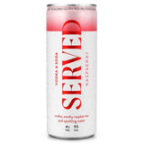 Served Raspberry Hard Seltzer   250ml GOODS M&S   