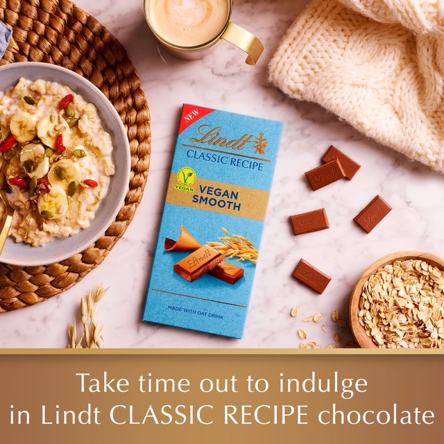 Lindt Classic Recipe Vegan Smooth Chocolate Bar   100g GOODS M&S   