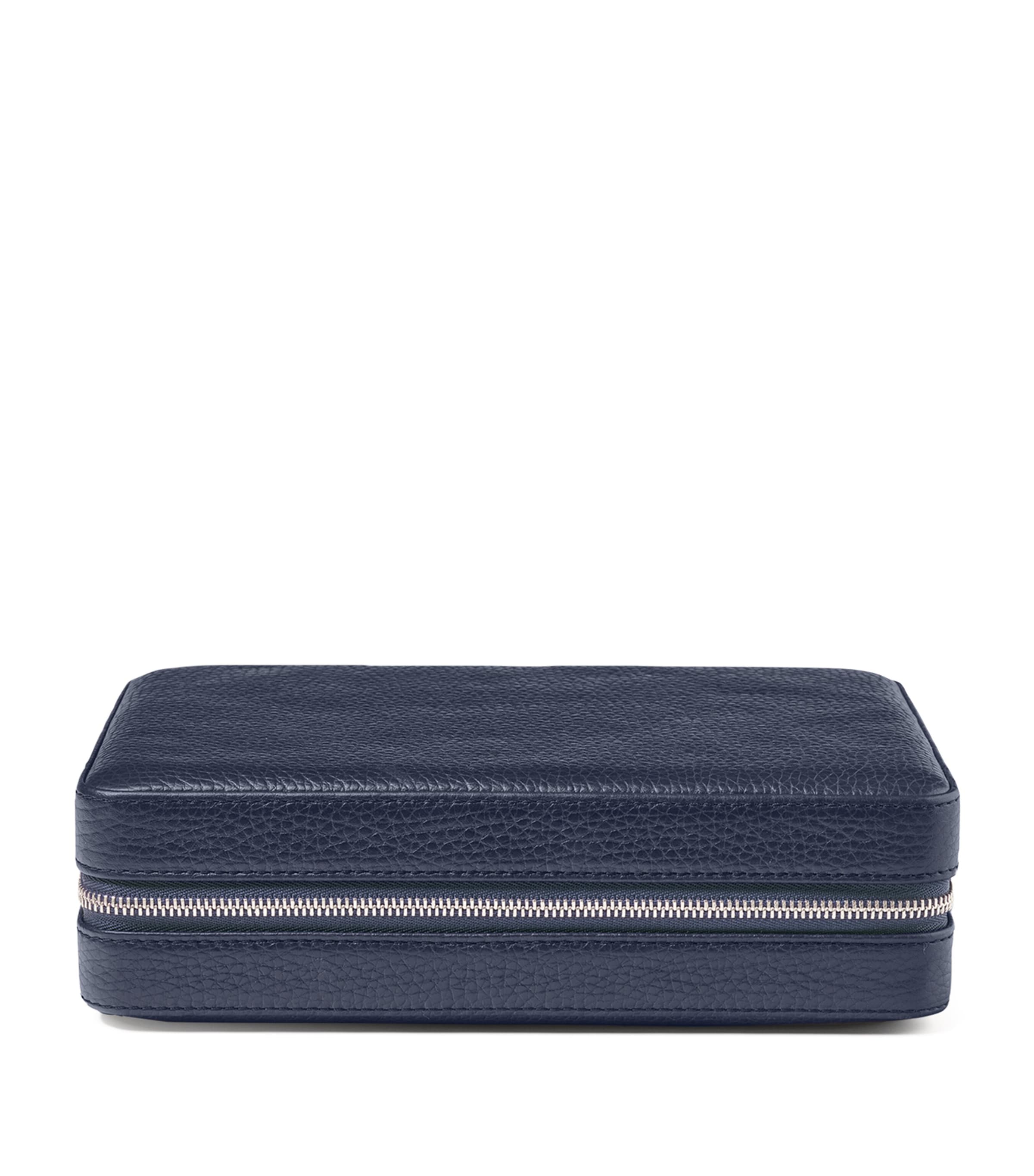 Aspinal London leather travel jewellery case - British product