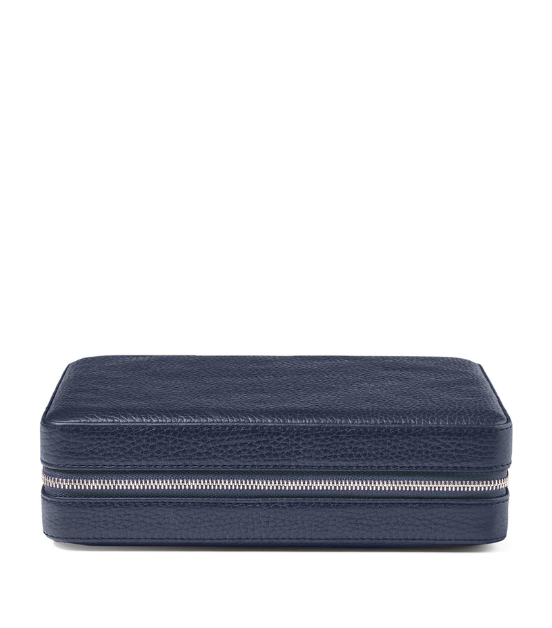 Aspinal London leather travel jewellery case - British product