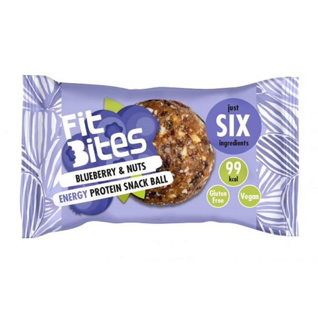 FitBites Blueberries + Nuts Energy Protein Snack Ball   30g GOODS M&S   