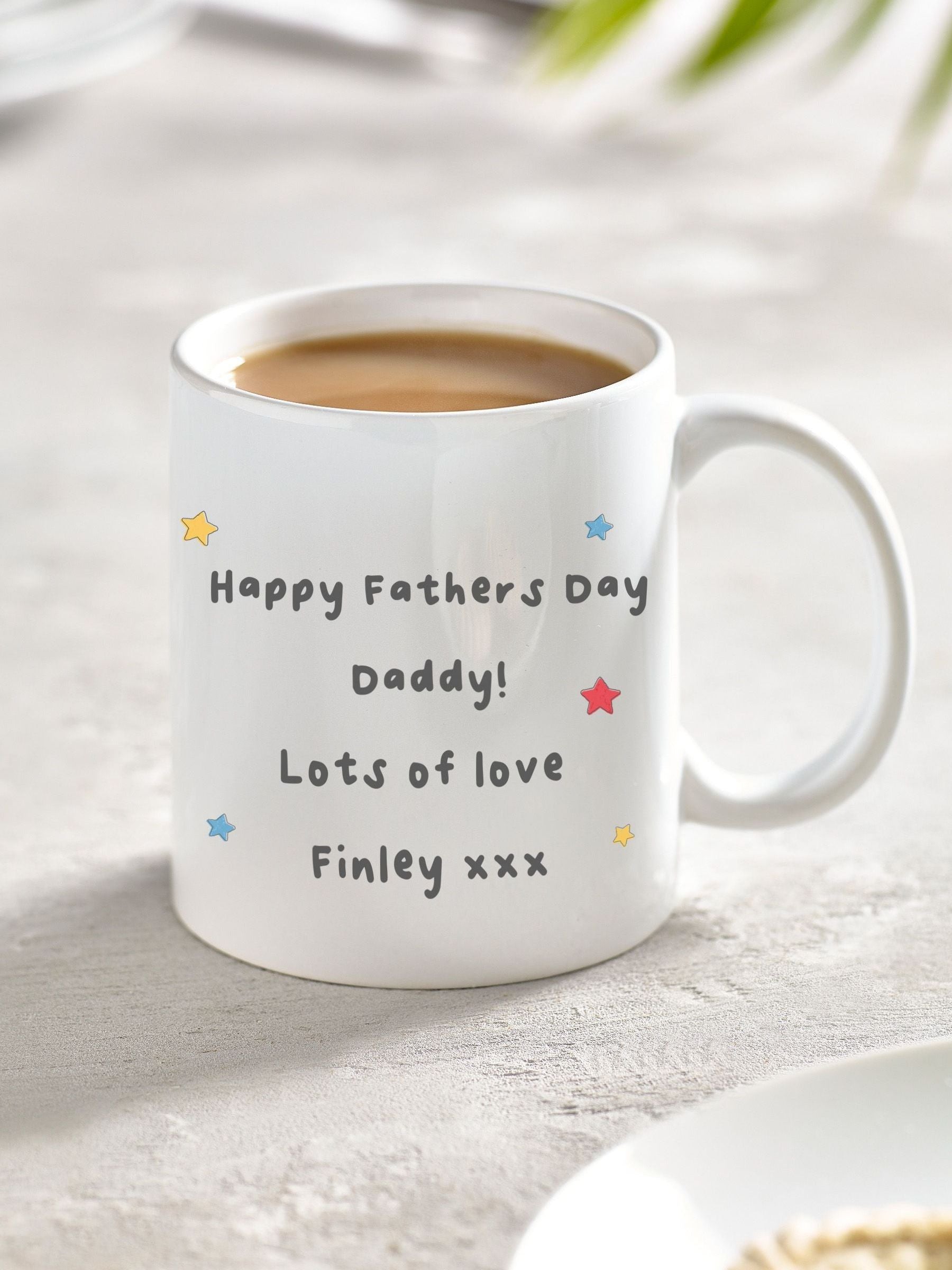 Loveabode personalised mug and coaster set, UK version