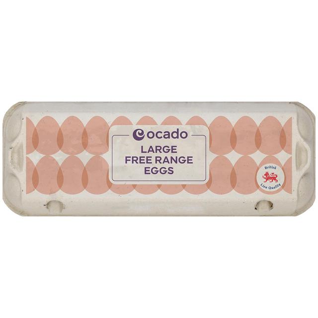 Ocado Large Free Range Eggs   12 per pack