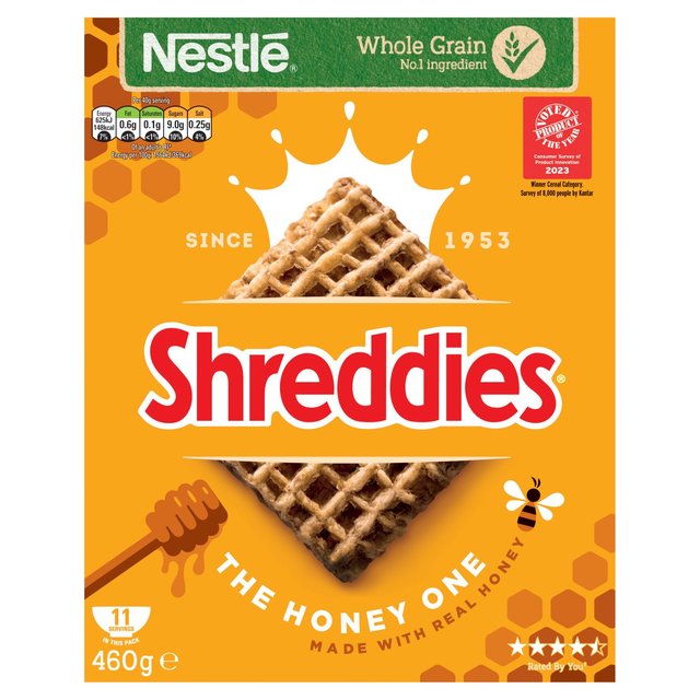 Nestle Shreddies The Honey One Cereal   460g GOODS M&S   