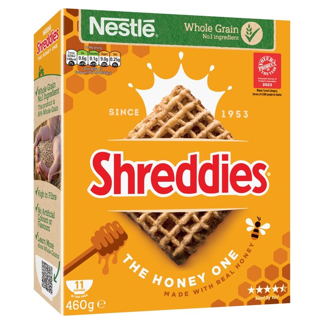 Nestle Shreddies The Honey One Cereal   460g GOODS M&S   