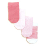 M&S Cotton Terry Baby Socks 0-24 Months Pink GOODS M&S   