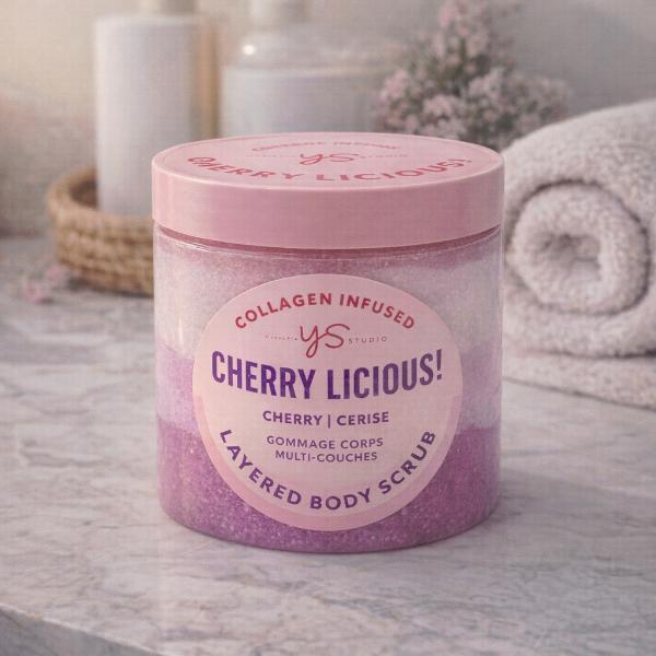 Yes Studio body scrub cherry 600g (British brand)