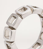Tom Wood cushion open ring recycled sterling silver, imported from the UK