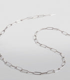 Annoushka white gold short cable chain 45cm - British product