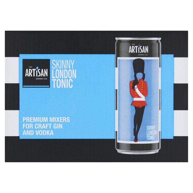 Artisan Drinks Co. Skinny London Tonic Cans   6 x 200ml GOODS M&S   