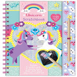 Totum Unicorn ScratchBook scratch art kit - British product