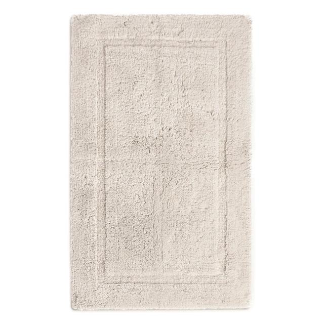 M&S Egyptian Cotton Luxury Bath Mat One Size Stone GOODS M&S   