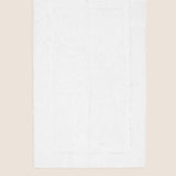 M&S Egyptian Cotton Luxury Bath Mat One Size White GOODS M&S   