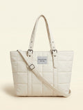 Prada berry quilted nylon tote bag, UK version
