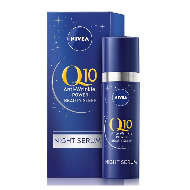 NIVEA Q10 Power Anti-Wrinkle Ultra Recovery Night Face Serum    30ml GOODS M&S   