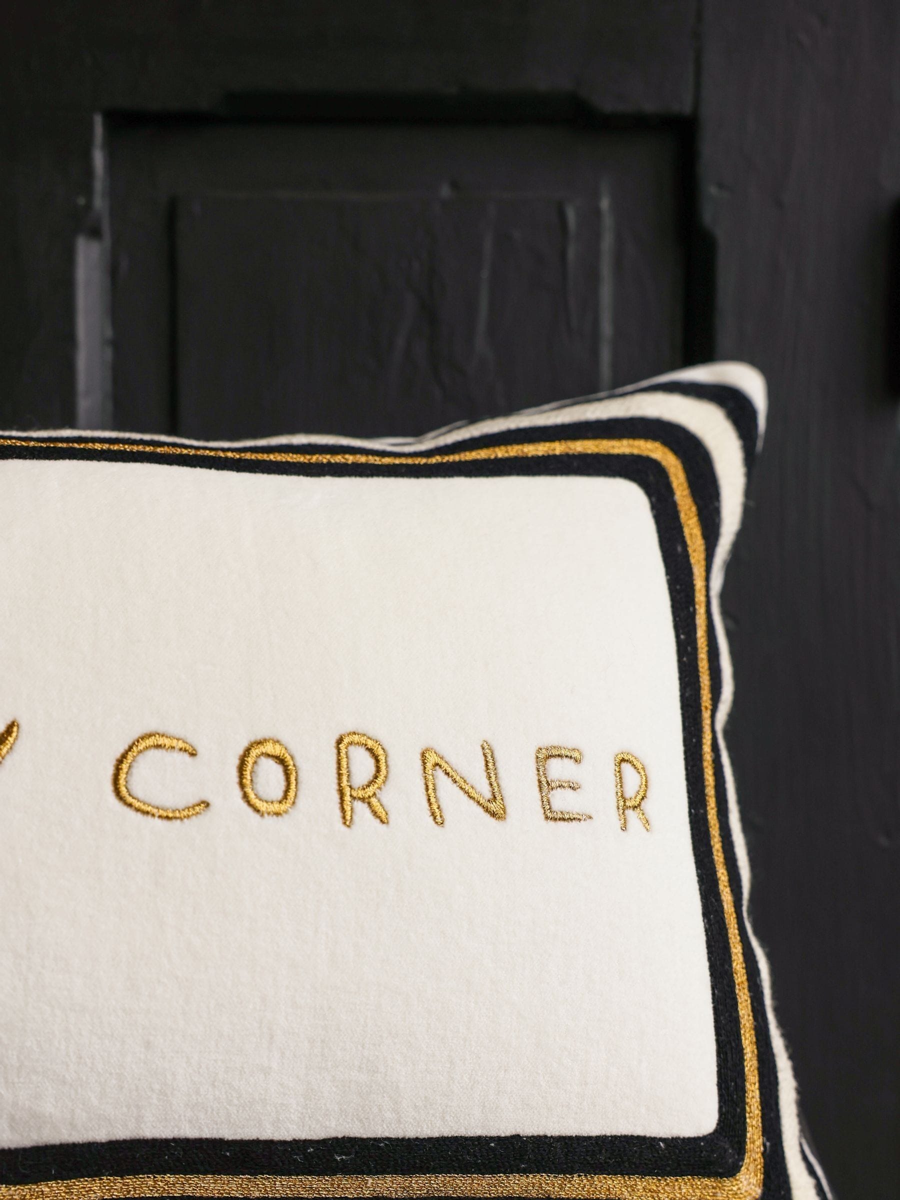 Rockett St George Naughty Corner cushion (British brand)