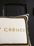 Rockett St George Naughty Corner cushion (British brand)
