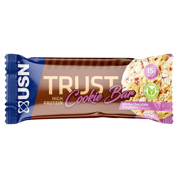 USN Trust Cookie Bar White Chocolate & Raspberry Hfss GOODS Superdrug   