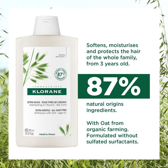 Klorane Softening Shampoo with Oat Milk for the Whole Family   400ml