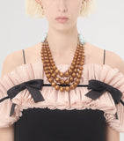 Valentino Garavani beaded layered necklace (British brand)