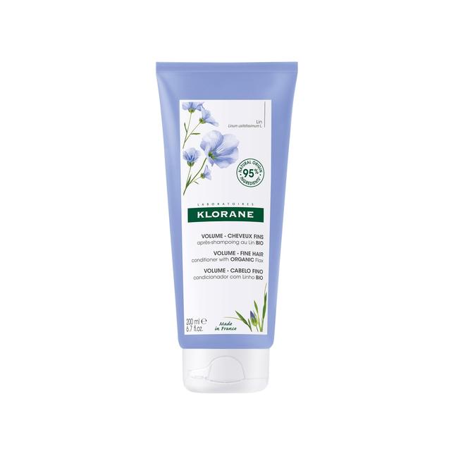 Klorane Volumising Conditioner with Organic Flax Fibre for Fine Limp Hair   200ml GOODS M&S   