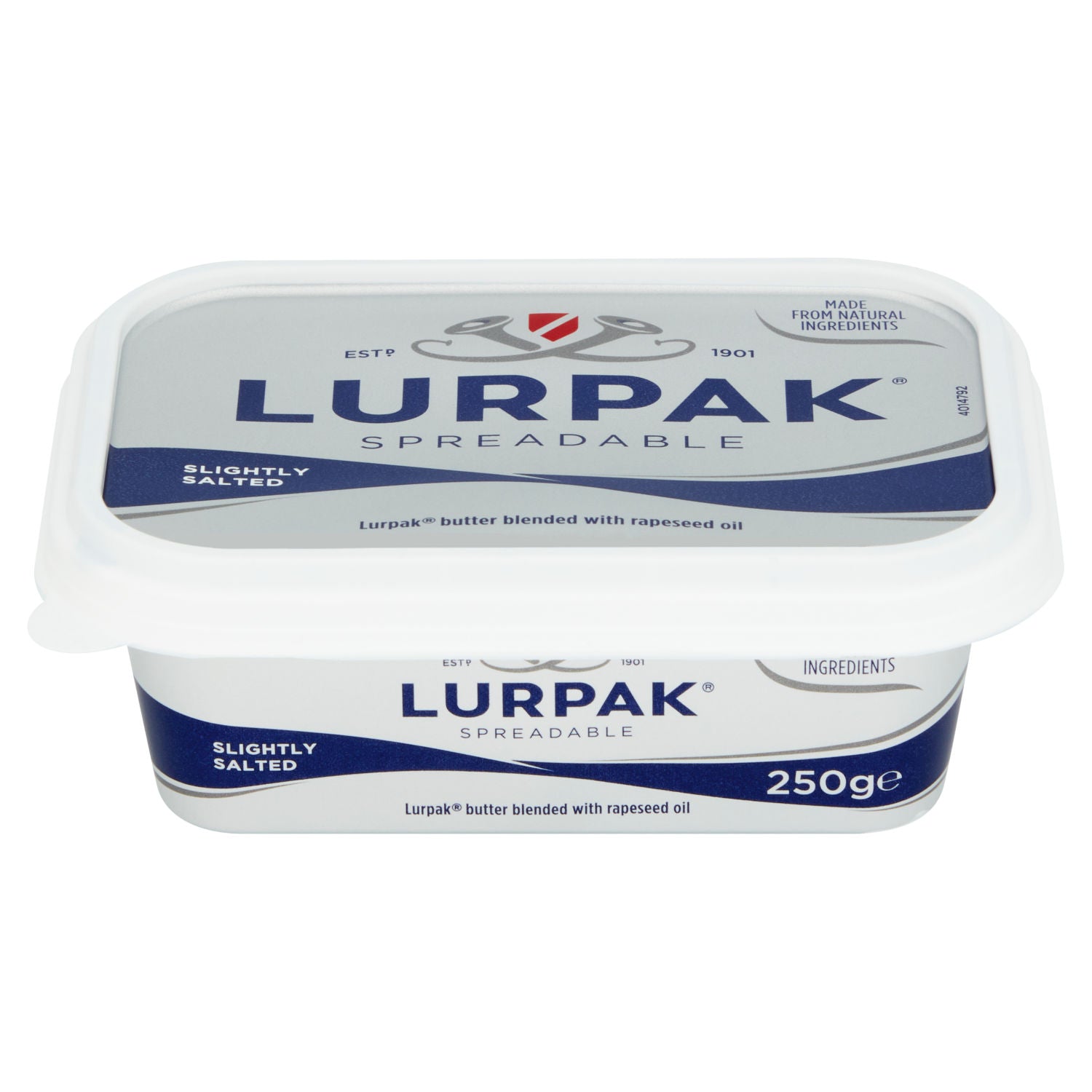 Lurpak Slightly Salted Spreadable Butter 250g, UK version