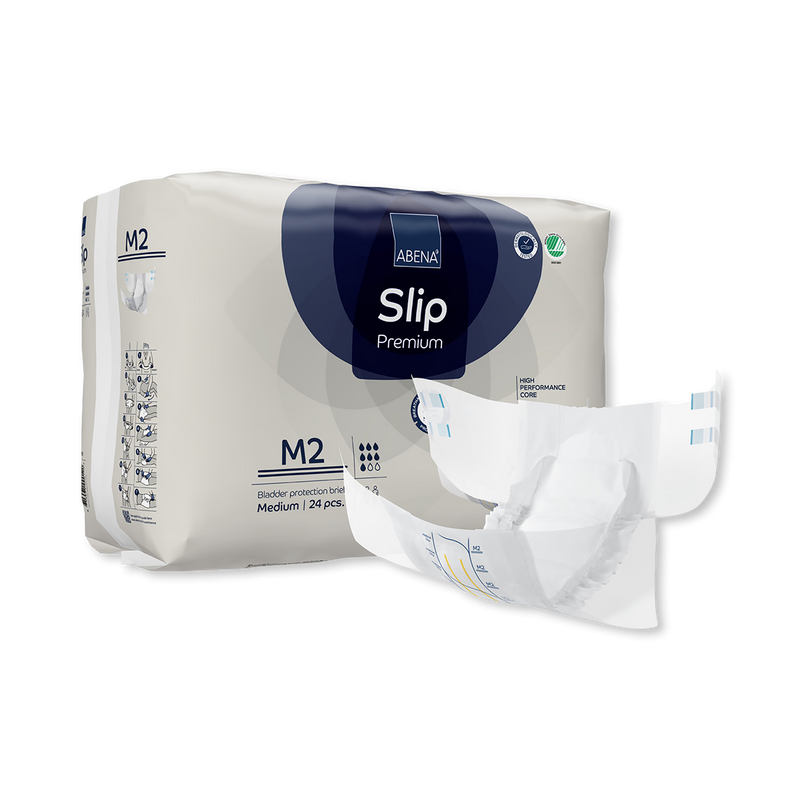 ABENA Slip Premium M2 incontinence briefs 24 pack (British brand)
