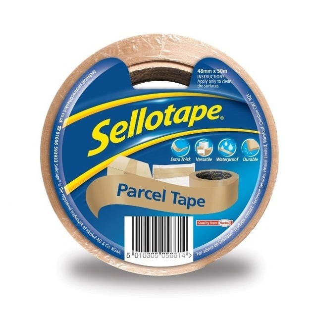 Sellotape Parcel Tape 48mm x 50m   50m