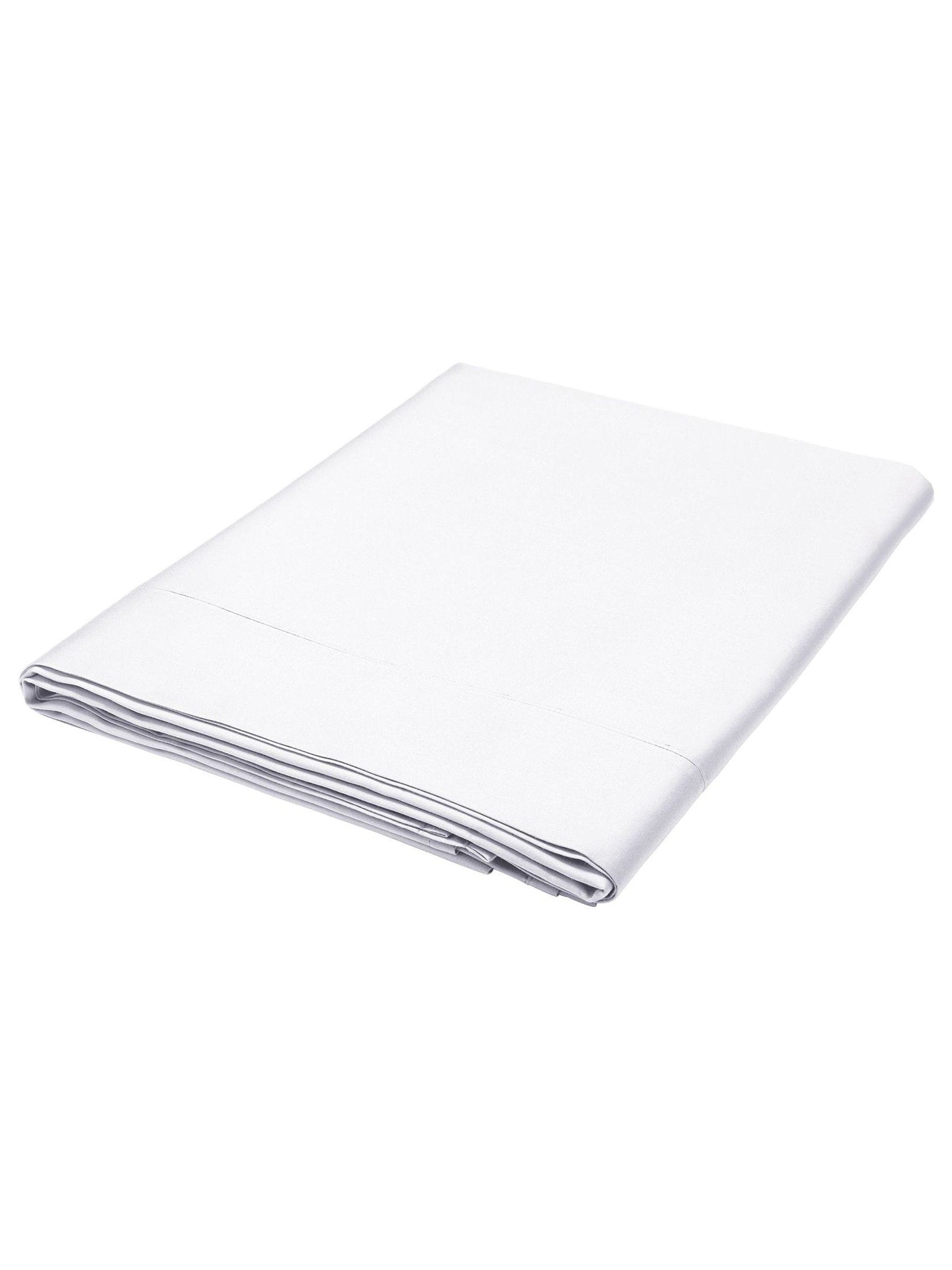 Bedeck of Belfast White Bob flat sheet - British product