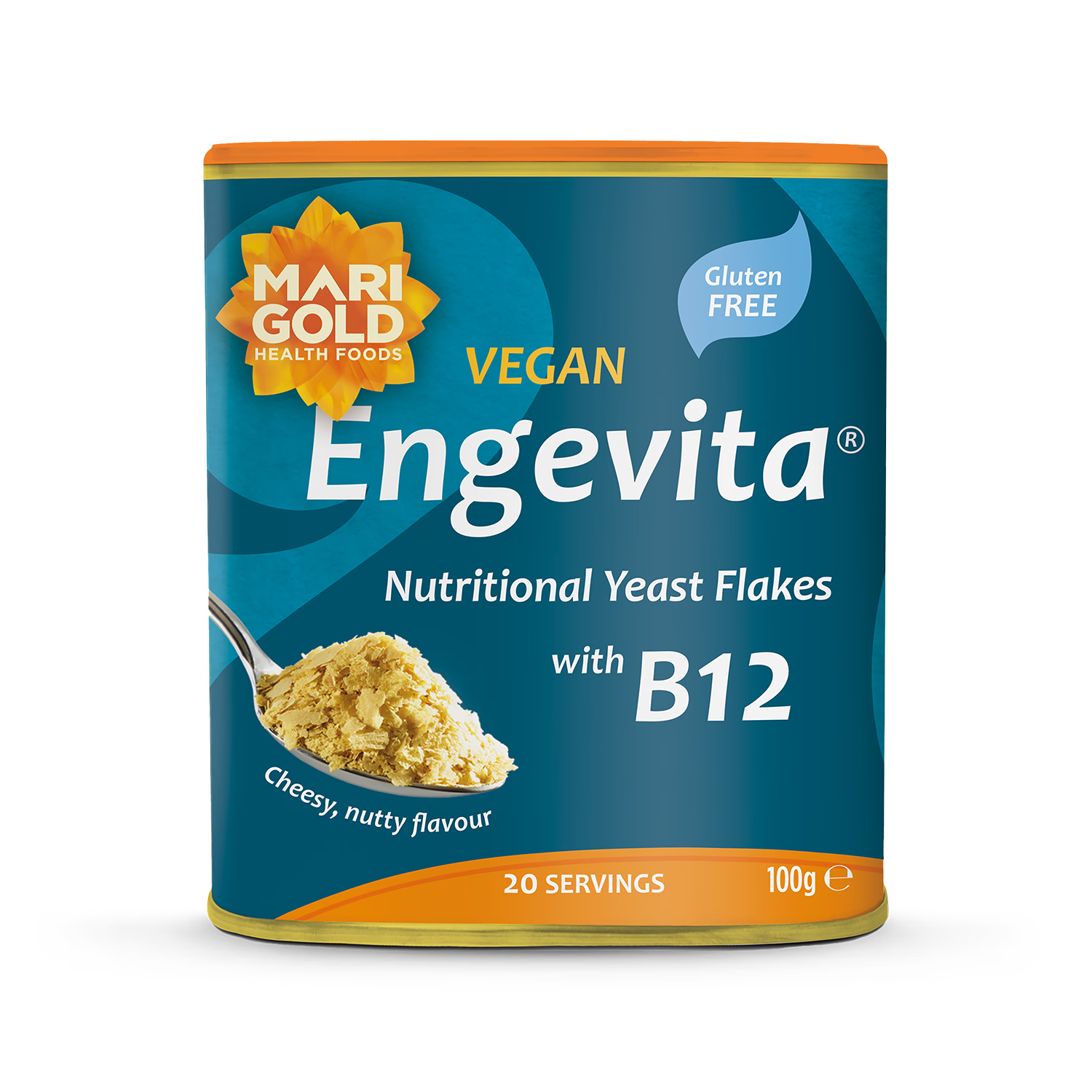 Marigold Engevita Nutritional Yeast Flakes 100g imported from the UK