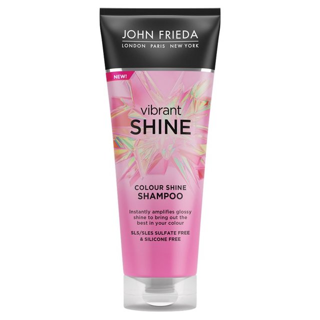 John Frieda Vibrant Shine Weightless Colour Shine Shampoo   250ml